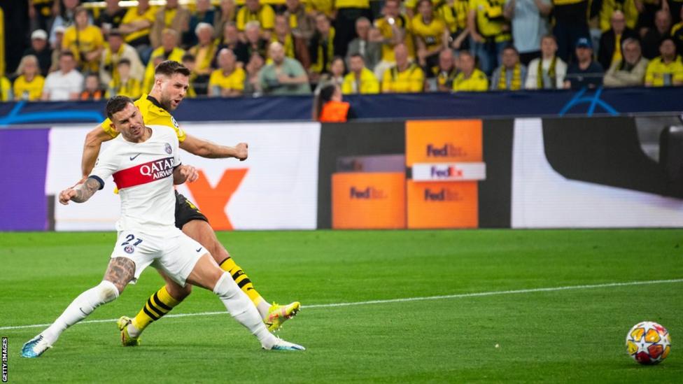 Niclas Fullkrug scored a brilliant goal as Borussia Dortmund beats PSG 1-0 in a first leg of their Champions League semi-final.