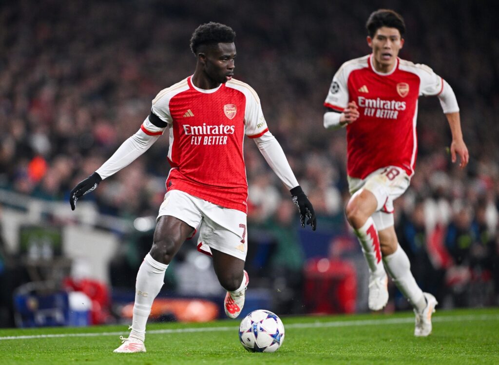 Bukayo Saka, Takehiro Tomiyasu start XI- Arsenal vs Manchester United